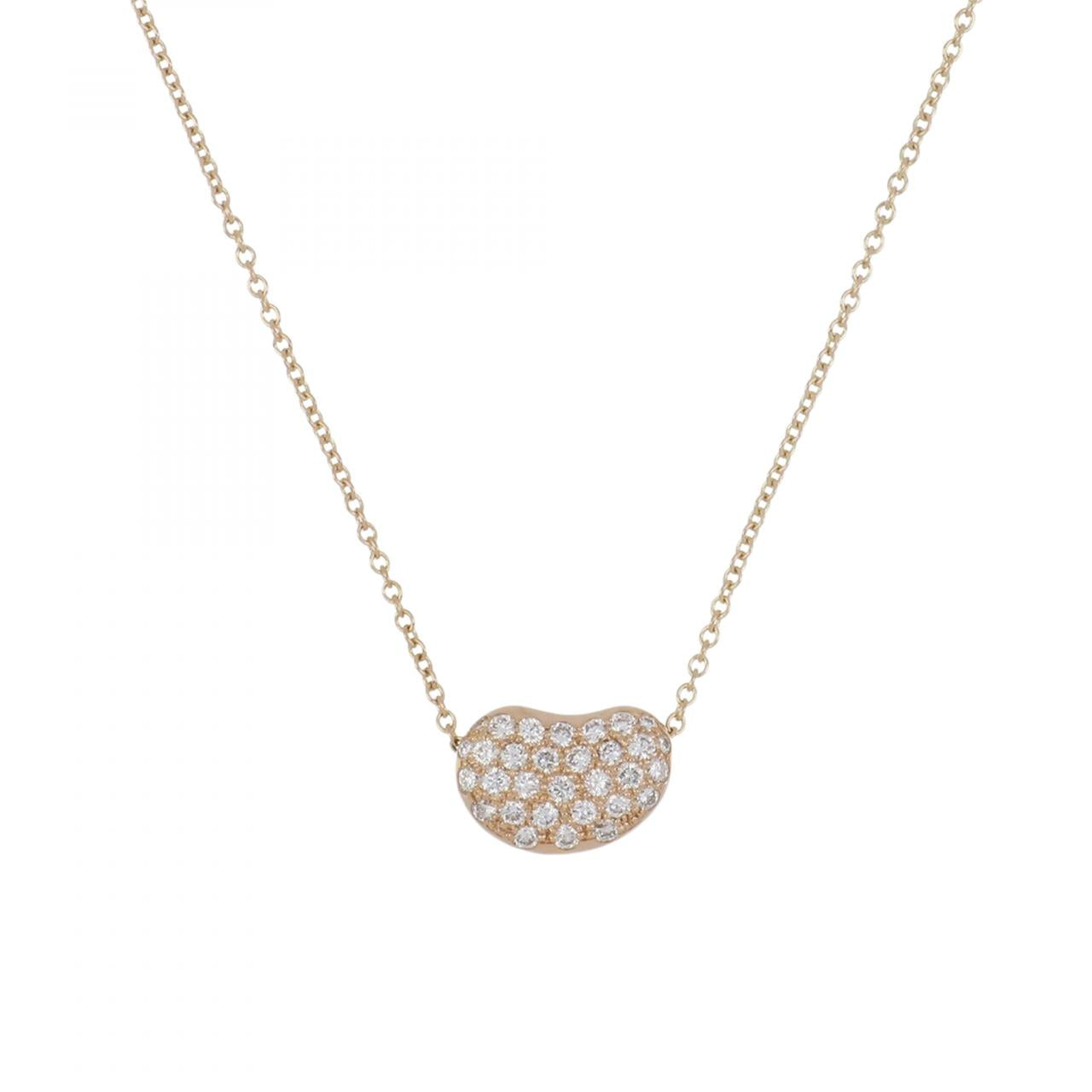 Elsa peretti deals bean necklace gold