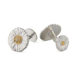 Buccellati Sterling Silver Blossom Daisy Cufflinks