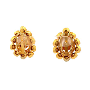 Maharaja 18K Gold Rose-Cut Diamond Earrings