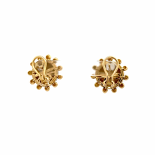 Load image into Gallery viewer, Estate Tiffany &amp; Co. Schlumberger Enameled Button Earrings
