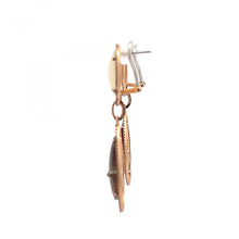 Load image into Gallery viewer, Maharaja 18K Rose Gold Sapphire Slice Drop Earrings
