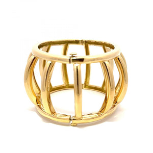 Vintage 1980s Paloma Picasso 18K Gold Bangle Bracelet