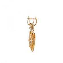 Load image into Gallery viewer, Estate 18K Gold Citrine Drop Earrings
