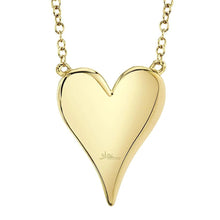 Load image into Gallery viewer, Shy Creation 14K Gold Diamond Heart Necklace
