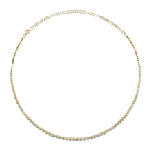 Load image into Gallery viewer, Shy Creation 14K Gold 2.00 Carat  Diamond Tennis Necklace
