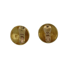 Load image into Gallery viewer, Vintage LaLaounis 18K Gold Sodalite Button Earrings
