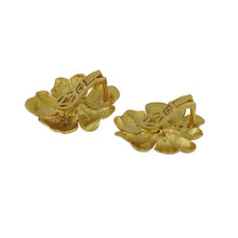 Load image into Gallery viewer, Vintage LaLaounis 18K Gold Blossom Earrings
