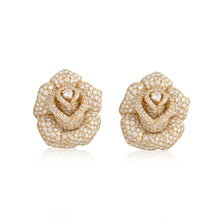 Load image into Gallery viewer, Giovane 18K Gold Rose Diamond Earrings
