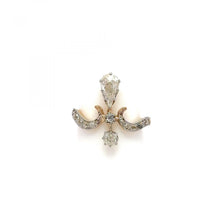 Load image into Gallery viewer, Belle Epoque 18K Gold and Platinum Diamond Tiara Ring
