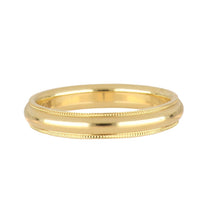 Load image into Gallery viewer, 18K Gold Millegrain Comfort Fit Band
