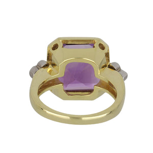 Mazza 14K Gold Amethyst Ring