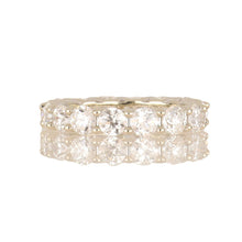 Load image into Gallery viewer, 3.54 Total Carat Platinum Round Diamond Eternity Band
