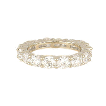 Load image into Gallery viewer, 3.54 Total Carat Platinum Round Diamond Eternity Band
