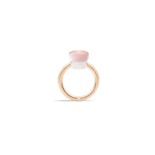 Load image into Gallery viewer, Pomellato 18K Rose and White Gold &#39;Nudo&#39;  Rose Quartz Ring
