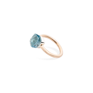 Pomellato 18K Rose and White Gold Topaz Ring