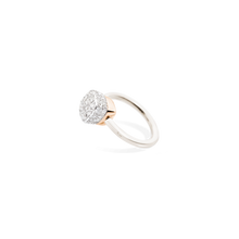 Load image into Gallery viewer, Pomellato 18K White and Rose Gold &#39;Nudo&#39; Ring with Diamonds
