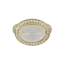 Load image into Gallery viewer, Mazza 14K Gold Moonstone Ring
