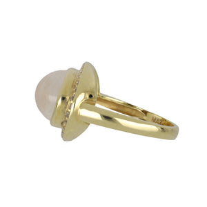 Mazza 14K Gold Moonstone Ring