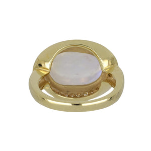 Mazza 14K Gold Moonstone Ring