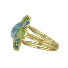 Load image into Gallery viewer, Mazza 14K Gold &#39;Dolci&#39; Peridot and Topaz Ring
