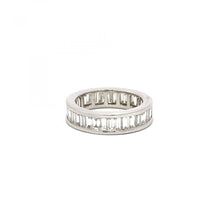 Load image into Gallery viewer, Estate Platinum Baguette Diamond Eternity Band
