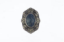 Load image into Gallery viewer, Art Deco Sterling Silver Sodalite Ring
