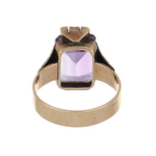 Load image into Gallery viewer, Victorian 14K Gold Amethyst Ring
