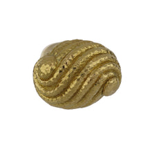 Load image into Gallery viewer, Vintage 18K Gold David Webb &#39;57 Street&#39; Collection Swirl Ring
