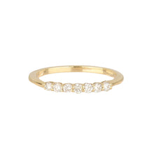 Load image into Gallery viewer, Estate 14K Gold Round Diamond Half Band
