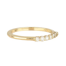 Load image into Gallery viewer, Estate 14K Gold Round Diamond Half Band
