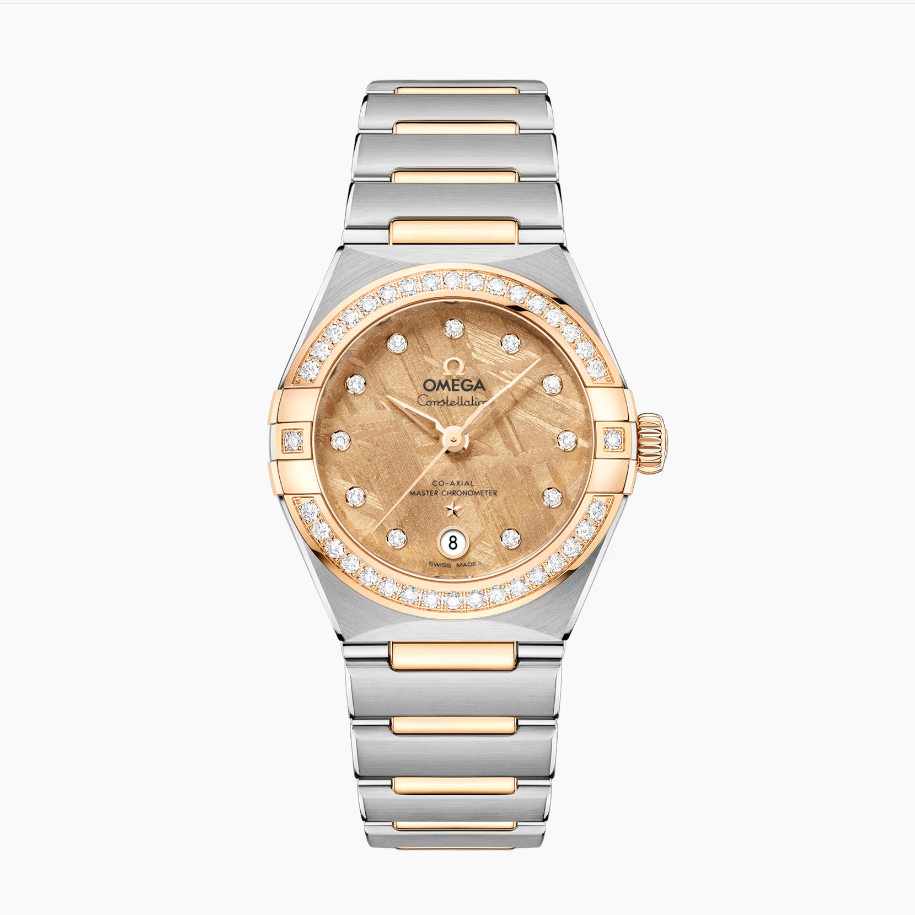 Omega Constellation 29mm Yellow Gold on Steel Watch