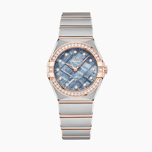 Omega Constellation 28mm Sedna Gold on Steel Watch